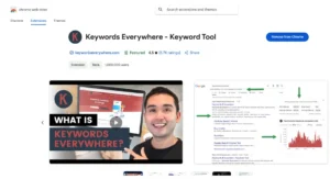 Keywords Everywhere - SEO Keyword Research Tool