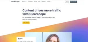 Clearscope - AI-powered content tool