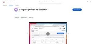 Google Optimize AB Selector